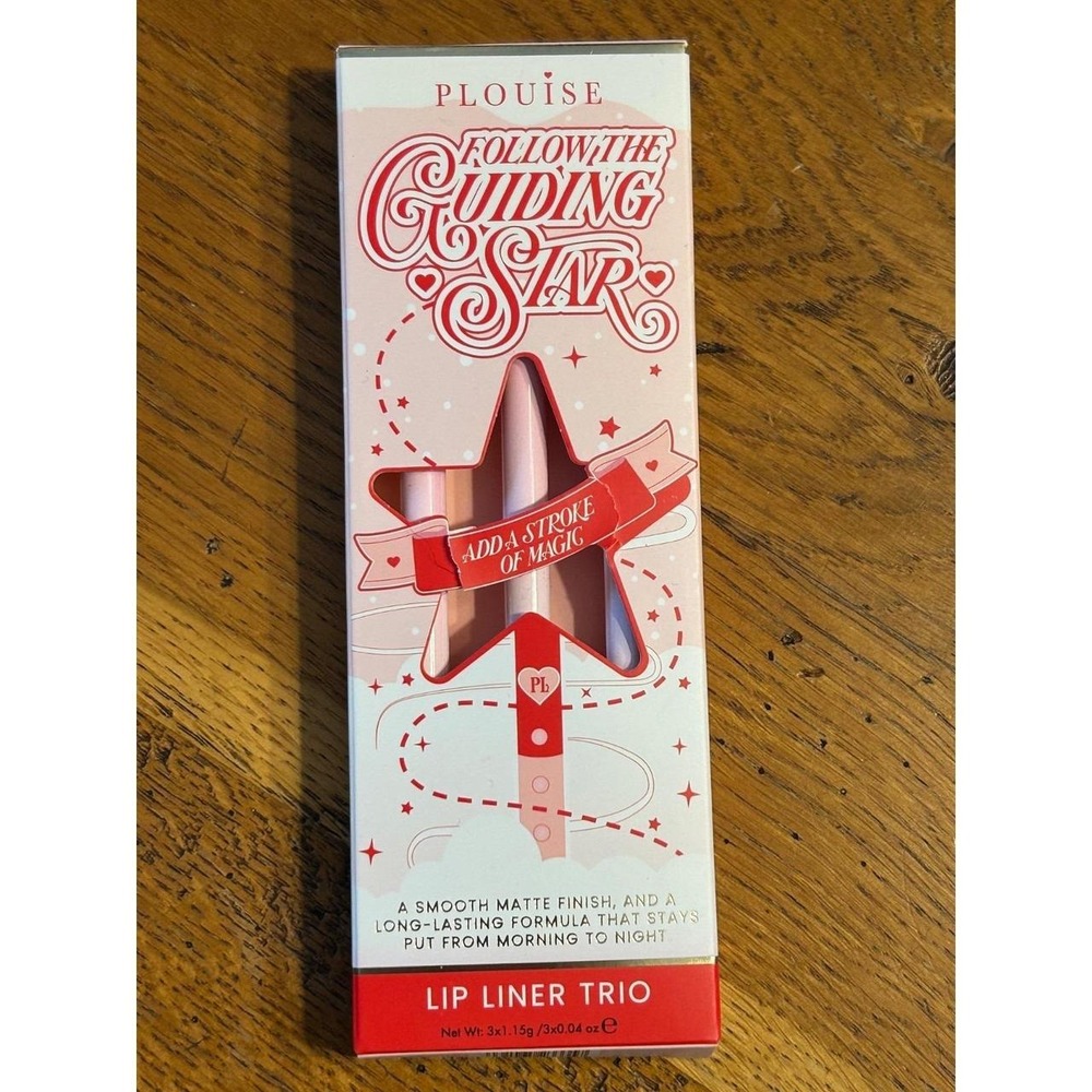 P.Louise Follow The Guiding Star Lip Liner Trio NIB 2025 Advent Set Matte Finish